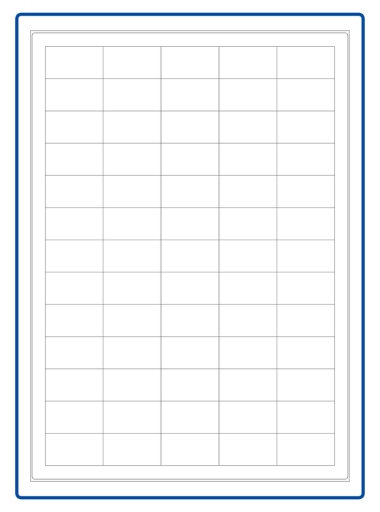 38,1 × 21,2 mm (65 per vel)