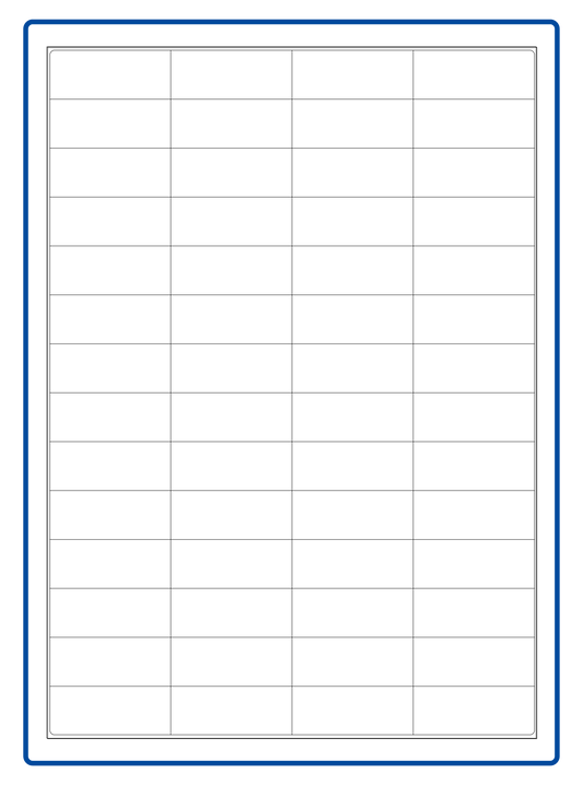 52 × 21 mm (56 per vel)